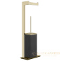 стойка с аксессуарами gessi inverso accessories 20934.727, brass brushed pvd