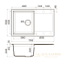 кухонная мойка omoikiri sakaime 79-ch tetogranit х шампань, 4993283