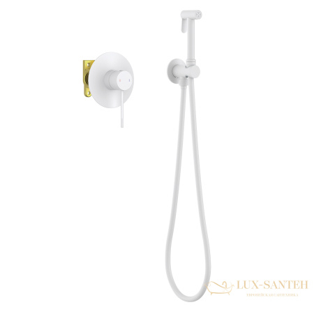 гигиенический комплект timo saona 389/16sm, белый матовый