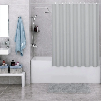 штора wasserkraft oder sc-30501 для ванной комнаты, серый