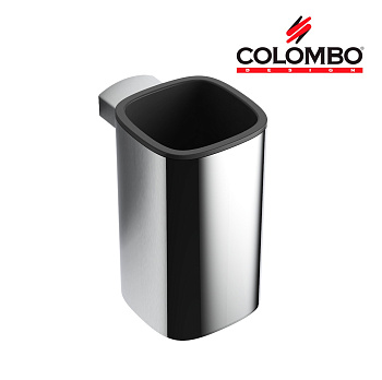 стакан colombo design trenta b3002.cr настенный, хром