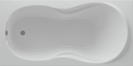 акриловая ванна aquatek мартиника 180x90 mar180-0000068 слив слева, с фронтальным экраном