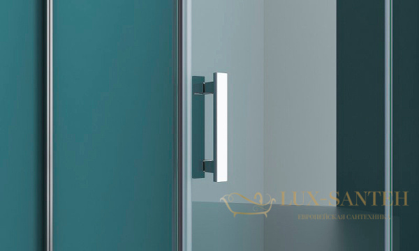 душевой уголок belbagno kraft kraft-ah-12-100/90-c-cr-r 100х90 см профиль хром, стекло прозрачное