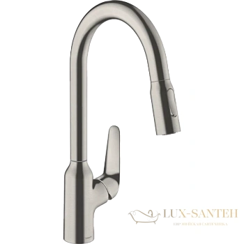 смеситель для кухни hansgrohe focus m42 71820800 сталь
