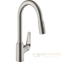 смеситель для кухни hansgrohe focus m42 71820800 сталь