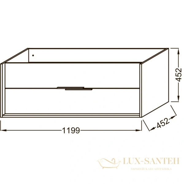 тумба jacob delafon vivienne eb1509-e71-n18 119,9 см, серый дуб/белый
