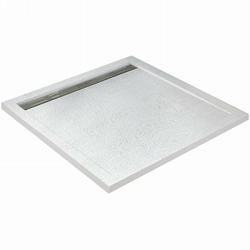 душевой поддон cezares tray as tray-as-a-100-30-w из искусственного камня 100х100, белый