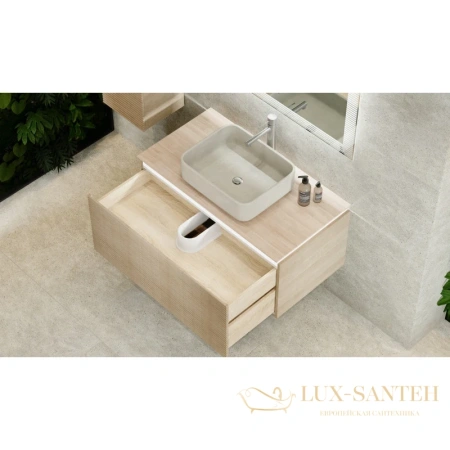 тумба jorno karat kar.01.100/p/bul 100 см, бук светлый