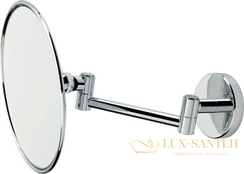 зеркало косметическое stil haus 1035(08) настенное круглое (3x) с поворотным механизмом, хром