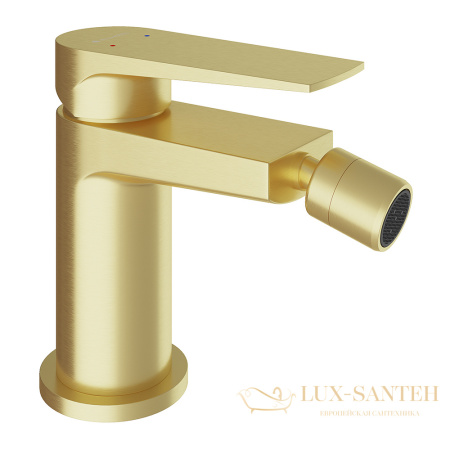 смеситель для биде aqueduto linha lin0550, золото шлифованное