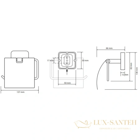 бумагодержатель bemeta tasi 154112012, хром