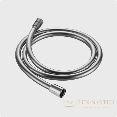 душевой шланг 1500 мм, aquame  aqm1502cr, с защитой от перекручивания, хром