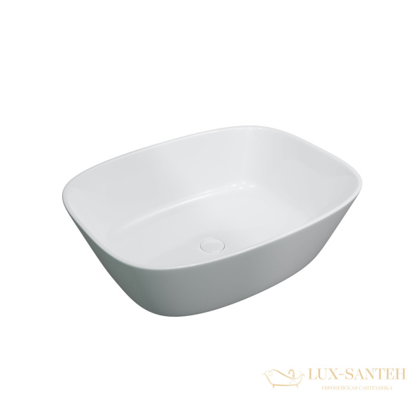 раковина накладная charus stefania 700-026w, 500*380*140 мм, белый глянцевый