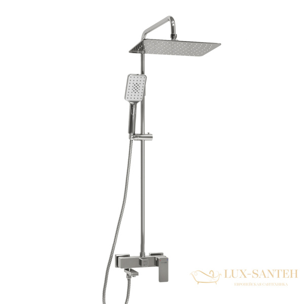 душевая система 300x200 мм wasserkraft a177.069.126.010.ch, хром