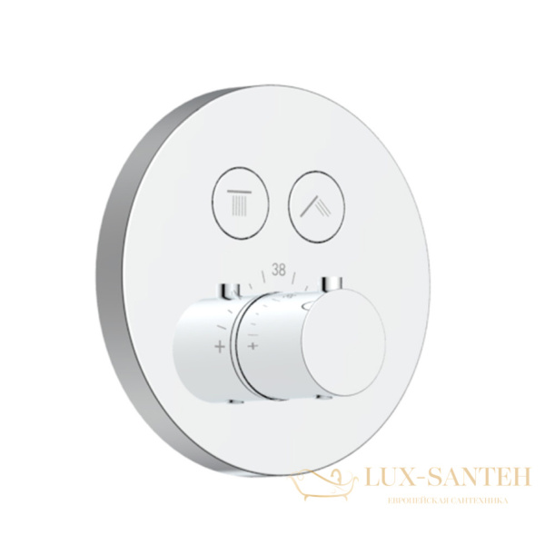 душевая система для душа встраиваемая aquame, aqm8401cr, с термостатом, хром