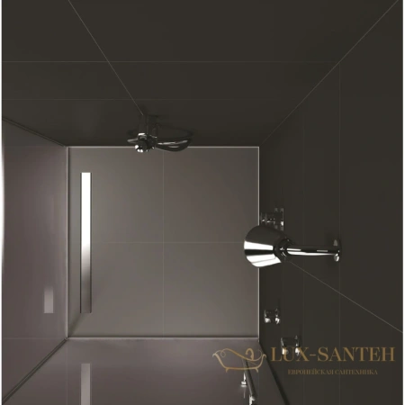 душевой канал berges b1 keramik 090020 900 мм, 2 в 1 с основой под плитку, матовый хром