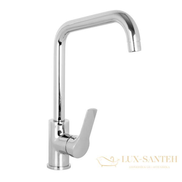 смеситель для кухни serie 4 fima carlo frattini kitchen, f3767/1rcr, поворотный излив, хром