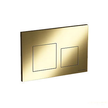 панель смыва ceramica nova balance square cn12-002bg для инсталляции, золото брашированное