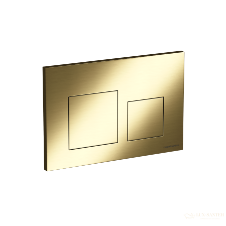 панель смыва ceramica nova balance square cn12-002bg для инсталляции, золото брашированное