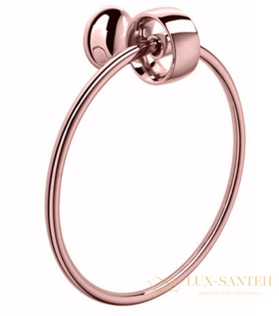 полотенцедержатель кольцо stil haus opera op07(17), розовое золото