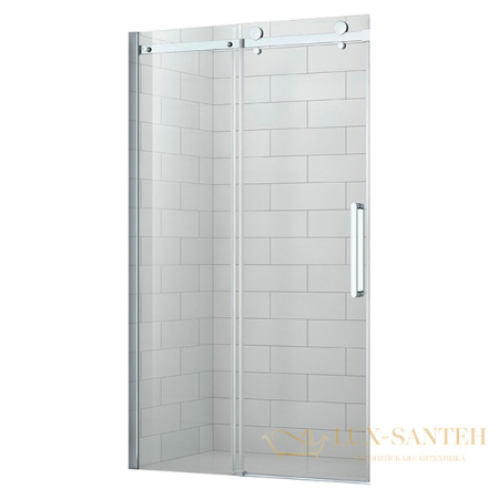 душевая дверь в нишу cezares stylus stylus-o-m-bf-1-150-c-cr профиль хром, стекло прозрачное