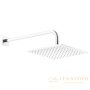 верхний душ gessi rilievo 59158.279 250*250 мм, white cn