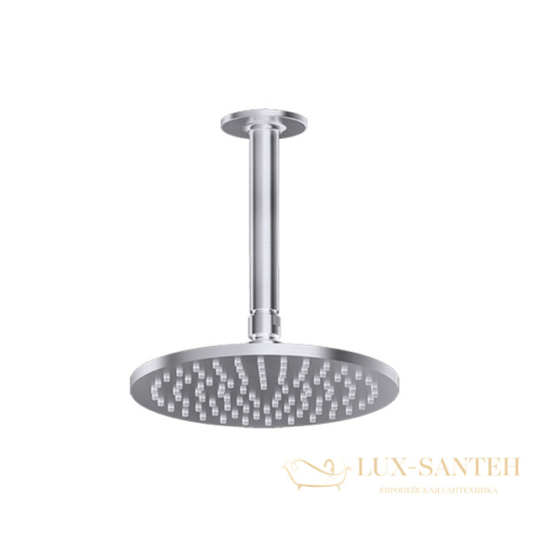 верхний душ gessi inciso 58152.149 200 мм, finox brushed nickel