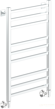 полотенцесушитель ника modern лм-5 80/50 ral9016 белый матовый