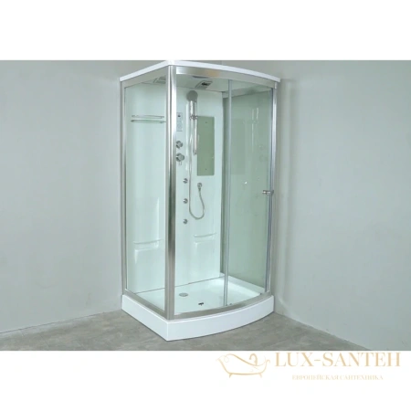 душевая кабина timo lux t-7715 120x90x225 см, стекло прозрачное