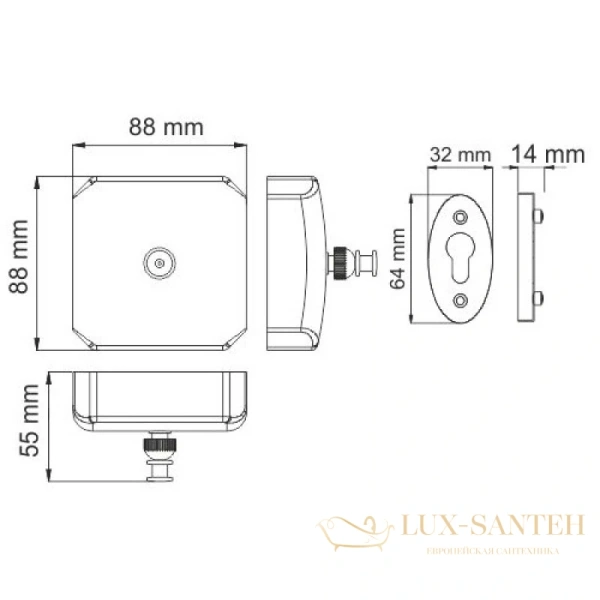 веревка wasserkraft k-1082 для белья 2,6 м, хром