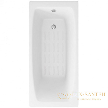 ванна чугунная delice repos 170х70 с антискользящим покрытием dlr220508-as, белый глянцевый