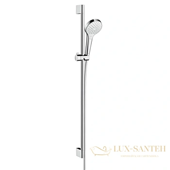 душевой набор hansgrohe croma select s vario 26572400 со штангой 90 см, белый/хром