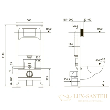 комплект tece tecespring s k955301wcb с подвесным унитазом и панелью смыва tecespring s, нержавеющая сталь