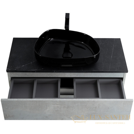 тумба под раковину cezares molveno 46 molveno 46-100-2c-so-bet 100 см подвесная, beton