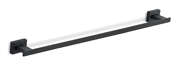полотенцедержатель gedy atena 4421/60(14) длина 60 см, черный матовый