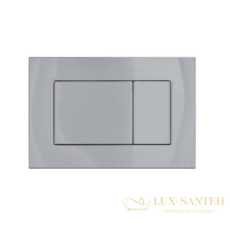 инсталляция berges atom 410, 040331 для подвесного унитаза с панелью смыва, хром глянцевый