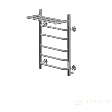 полотенцесушитель электрический кабельный ника way-3 60/40 с полкой u, хром