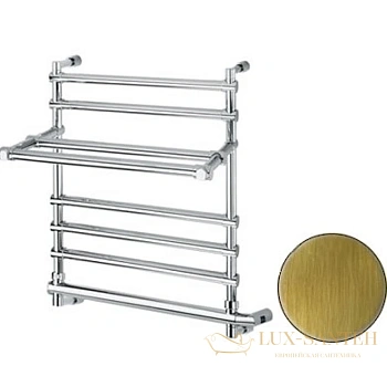 полотенцесушитель электрический margaroli sole 552-6 box 5524707obpb, с полкой, высота 63.5 см, ширина 57, бронза