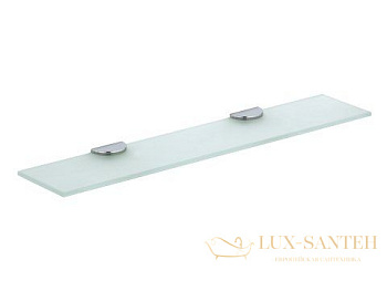 полка для ванной keuco edition 300 30010001200, 1250х8х120 мм, без держателей, кристаллин, хром