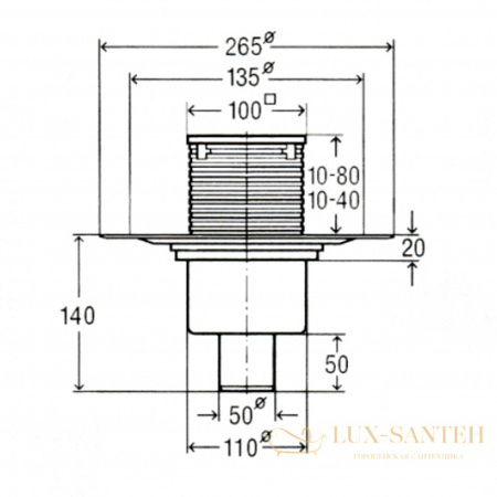 трап с сухим затвором viega advantix 583224