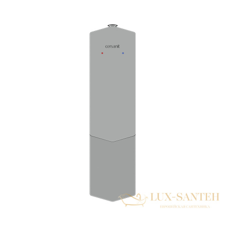 смеситель для раковины cersanit wisla 63055, с донным клапаном, хром