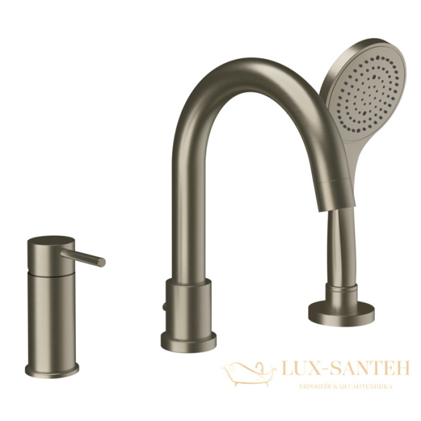 смеситель на борт ванны gessi emporio via tortona 18637.149, finox brushed nickel