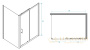 душевой уголок rgw passage 4108741169-11 pa-74-1 160x90, профиль хром, стекло прозрачное