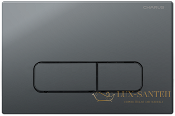 панель смыва charus tm, elegia, fp.320.grp.01, графит