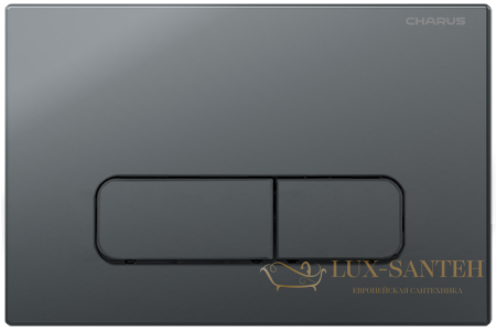 панель смыва charus tm, elegia, fp.320.grp.01, графит