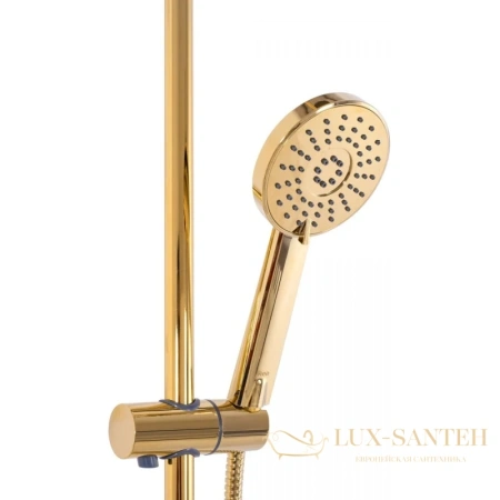 душевая система rea bliss rea-p8806 200 мм, золотой