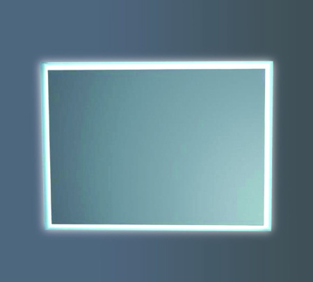 зеркало xpertials amira 84354135-43523 100х80 см, led свет, вкл/выкл с диммером, антизапотевание 