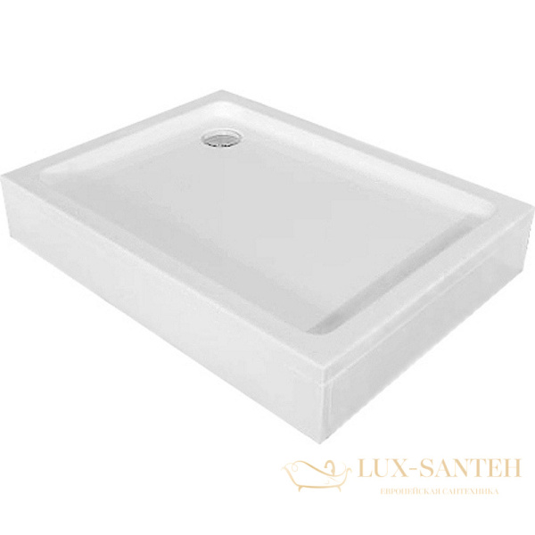 акриловый поддон rgw acrylic 16180290-11 для душа style 100x90, белый