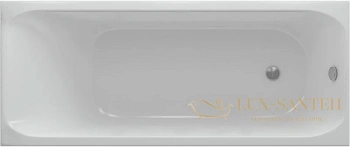 акриловая ванна aquatek альфа 150 alf150-0000043 без гидромассажа, с фронтальным экраном (слив справа)