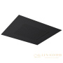 верхний душ потолочный 498х498 мм, almar velvet e044280.mb, 2 режима, черный матовый
